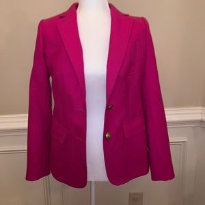 J Crew Fuchsia Rhodes Blazer